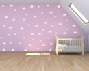 Clouds Pattern Wall Decal Nursery Modern Vinyl Sticker